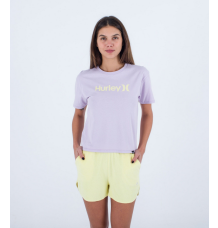 Hurley Womens Oceancare O&O Cropped T-Shirt (Orchid)