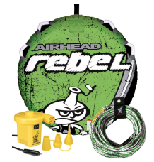 Airhead Rebel Kit 1 Person Tube, Pump & Rope Package