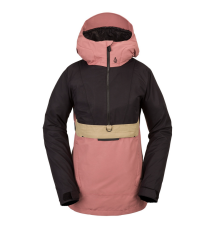 Volcom Ashfield Womens Snowboard Pullover Jacket (Earth Pink)