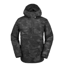 Volcom Brighton Pullover Snowboard Jacket (Black Camo)
