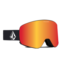 Volcom Odyssey Snow Goggles (Matte Black/Red Chrome)