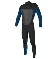 O'neill Youth Epic 3/2mm Chest Zip Wetsuit (Deepsea/Blue)