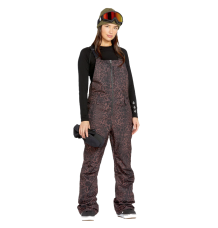 Volcom Swift Snowboard Bib Pants (Leopard)