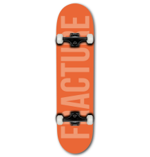 Fracture Fade Orange Complete Skateboard 8.0