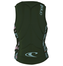 O'neill Womens Slasher Impact Vest (Dark Olive)