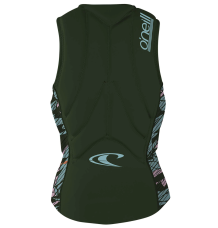 O'neill Womens Slasher Kite Impact Vest (Dark Olive)
