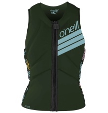 O'neill Womens Slasher Kite Impact Vest (Dark Olive)