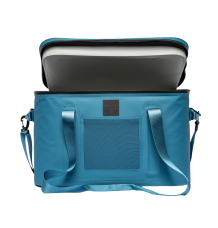 Red Waterproof Soft Cooler Bag 30L (Storm Blue) - Wet N Dry Boardsports