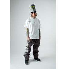 Brethren Baseline Snowboard Trackpants (Charcoal/Voltage)