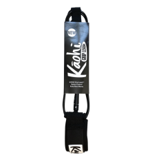 Kāohi Straight Leash Ankle Leash 5' (Black)
