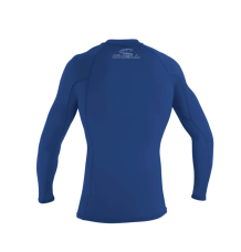 O'neill Basic Skins Long Sleeve Rash Guard (Blue)