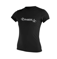 O'neill Womens Basic Skins Sun Shirt (Black)