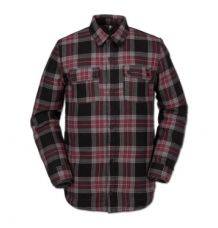 Volcom Sherpa Flannel Jacket (Red)