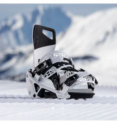Nidecker Supermatic Snowboard Bindings 2025 (White) 1- Wet N Dry Boardsports