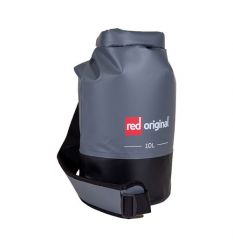 Red Original Waterproof Roll Top Bag (Charcoal) - 10L