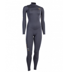 ION Womens Amaze Core Semidry 5/4mm Chest Zip Wetsuit (Steel Grey)