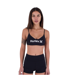 Hurley One & Only Bikini Top (Black) - Wet N Dry Boardsports