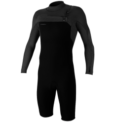 O'neill Hyperfreak 2mm Chest Zip Long Arm Spring Wetsuit (Black)