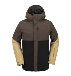Volcom L Insulated Gore-Tex Snowboard Jacket (Brown)