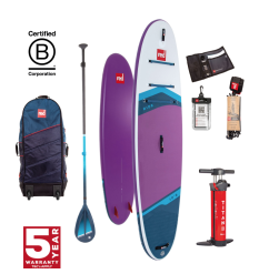 Red Paddle Co 10'6" Ride Purple MSL SUP Inflatable Package