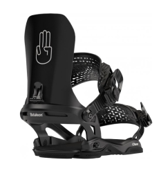 Bataleon Chaos Asym Wrap Snowboard Bindings 2025 (Black)