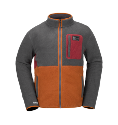 Volcom Fleecer Full Zip Fleece (Charcoal)