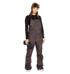 Volcom Swift Snowboard Bib Pants (Leopard)