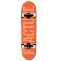 Fracture Fade Orange Complete Skateboard 8.0