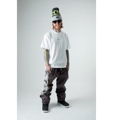 Brethren Baseline Snowboard Trackpants (Charcoal/Voltage)