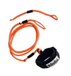 Kāohi Bungee Wing Leash (Orange) - Wet N Dry Boardsports