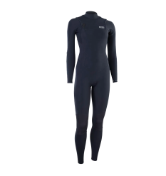 ION Womens Static 3/2mm Chest Zip Wetsuit (Black)