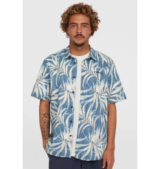 O'neill Print Shirt (Blue Dipped Leaves)