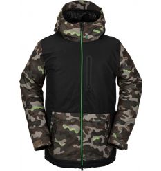 Volcom Deadly Stones Ins Snowboard Jacket (Army)