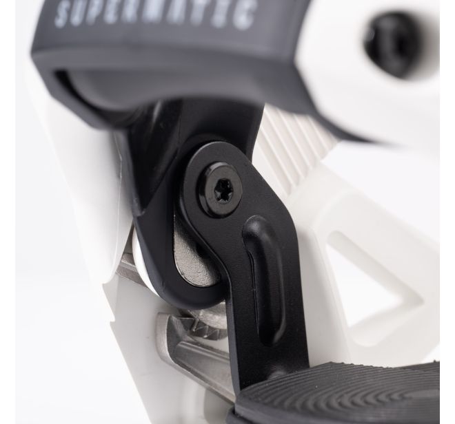 Nidecker Supermatic Snowboard Bindings 2025 (White) - Wet N