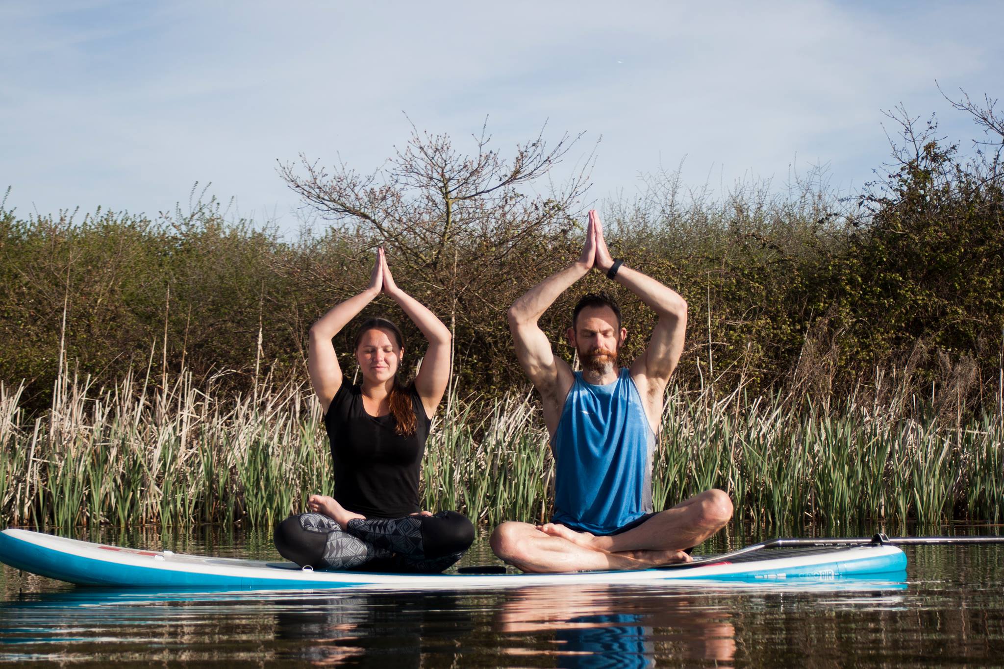 Learn Yoga on a Paddleboard